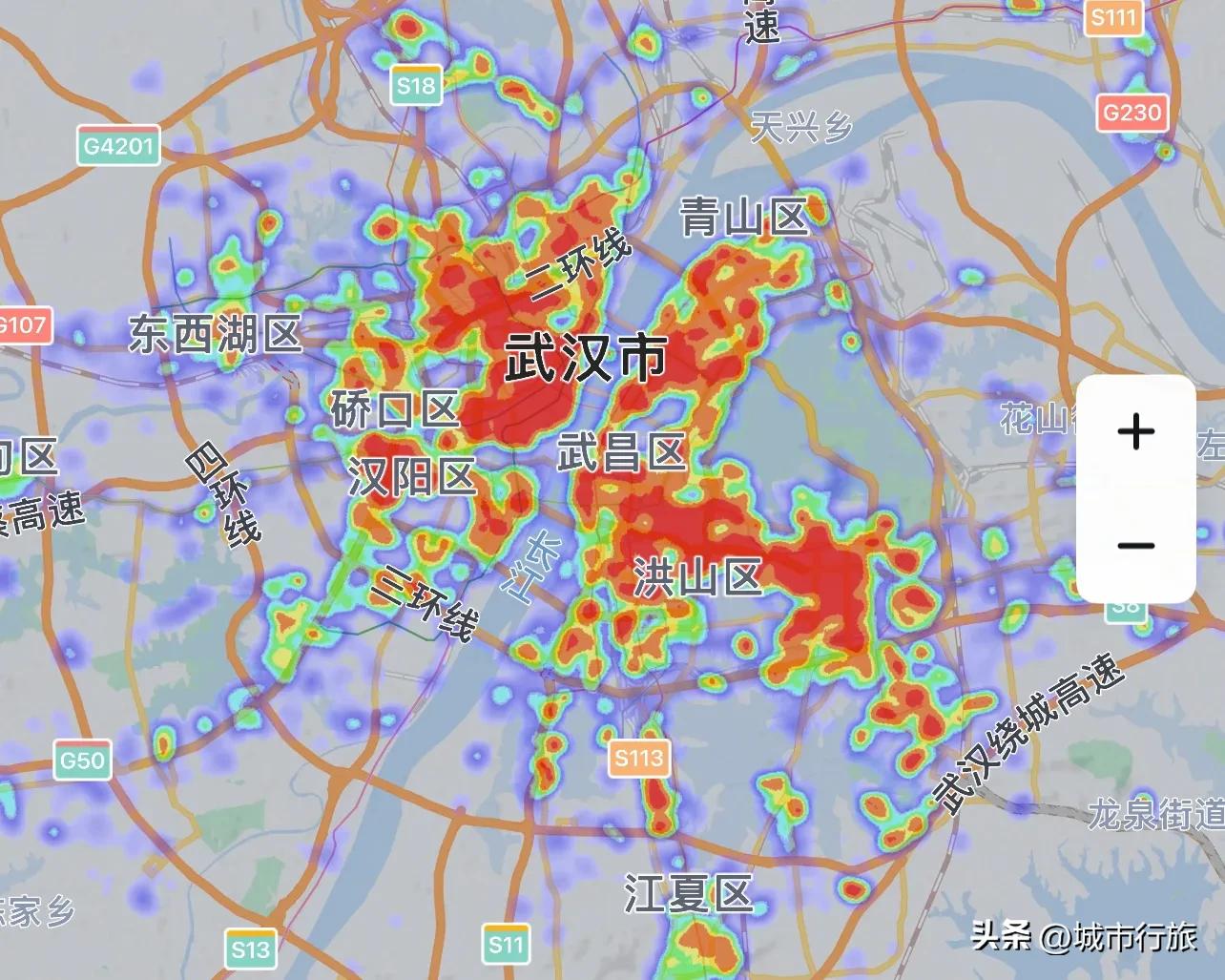 一个城市的热力图在哪里看,热力图数据能反映一个城市的什么
