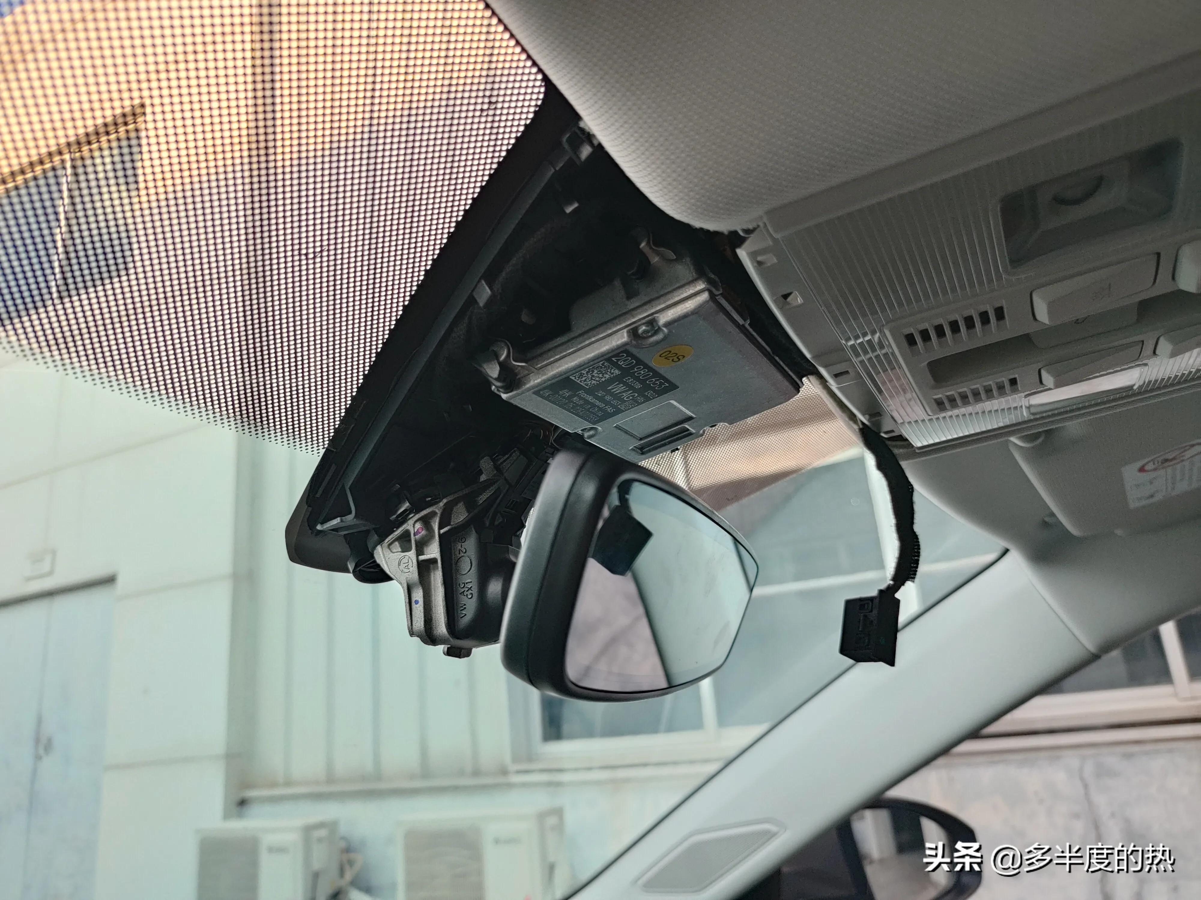 18款大众速腾行车记录仪安装,h-dvr隐藏式行车记录仪安装