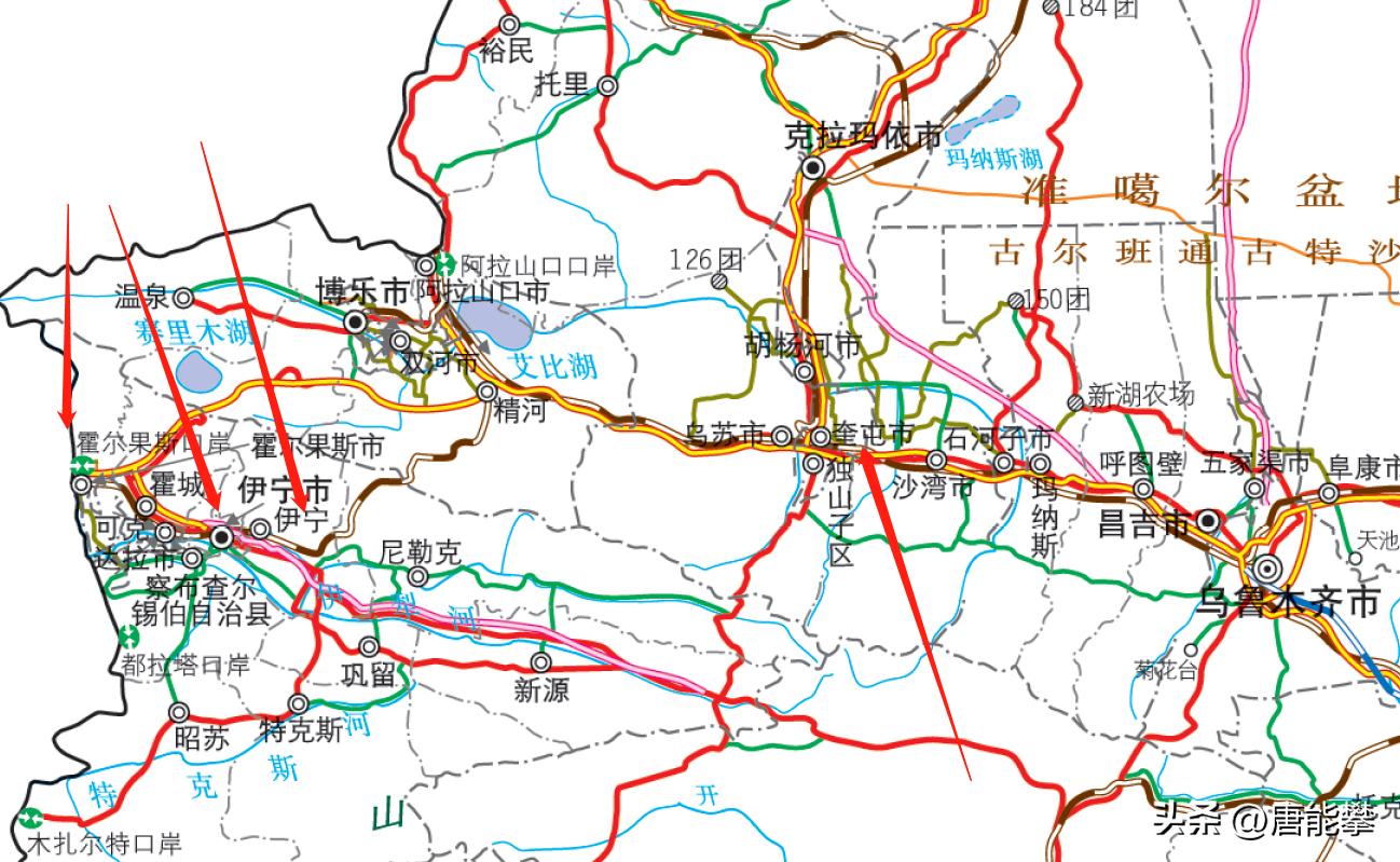 新疆伊宁市霍尔果斯口岸,民丰县伊犁