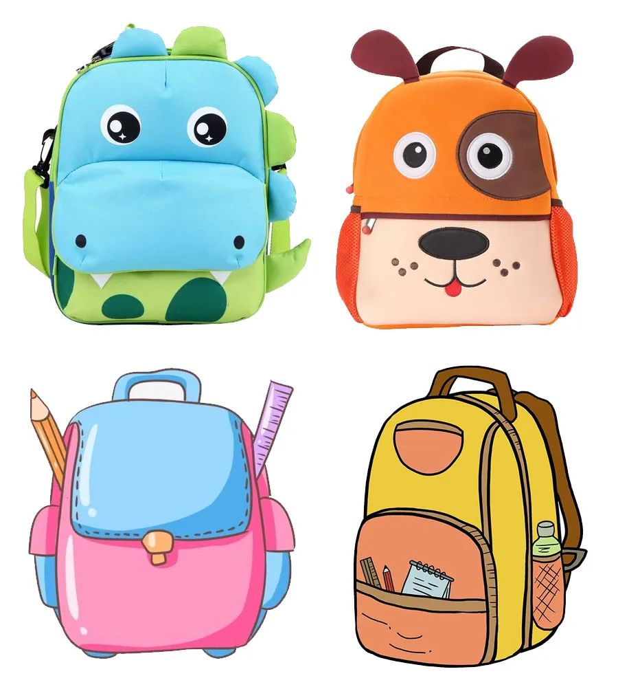 儿童创意画教程书包,简单画书包儿童画图片大全