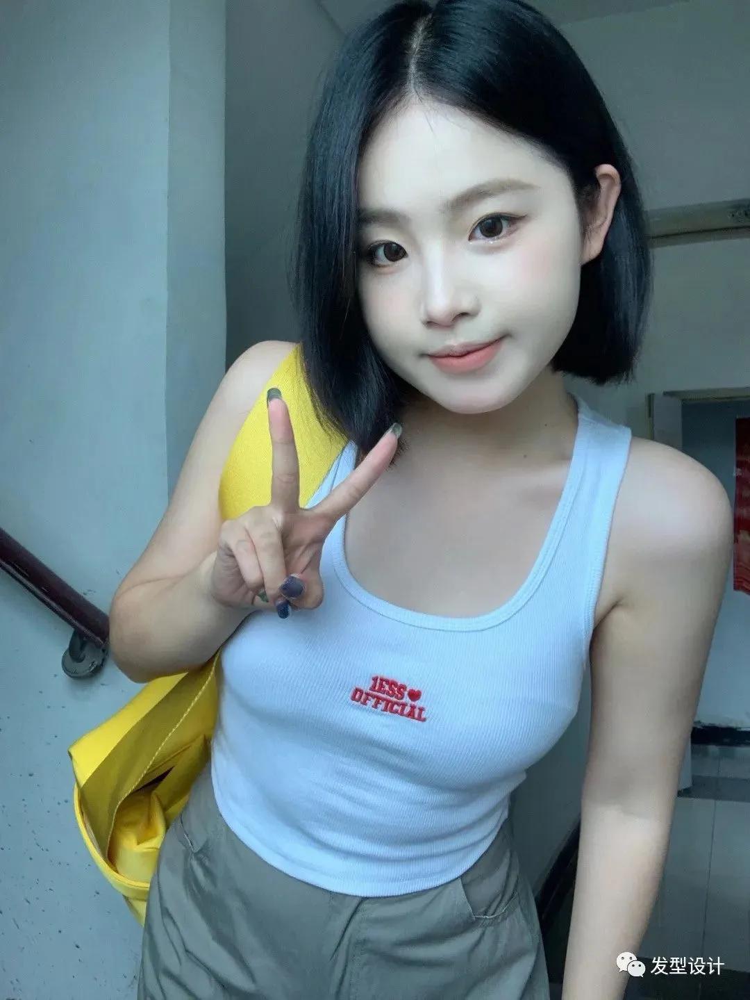 短发推荐大圆脸利落,2021圆脸大脸最火短发