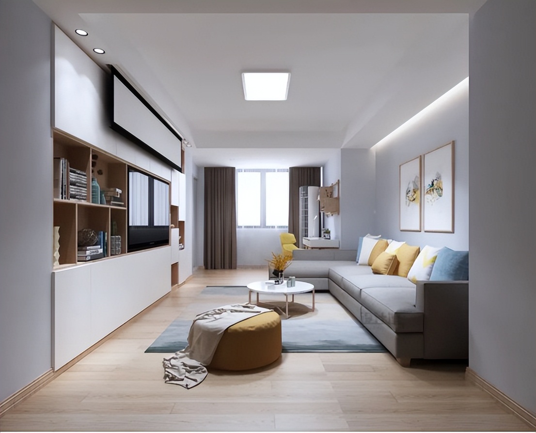 客厅采光不好小户型装修设计,客厅窗户小怎么设计通风又采光