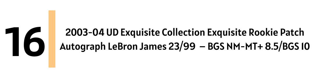 最有价值的球星卡,最近最稀有的球星卡