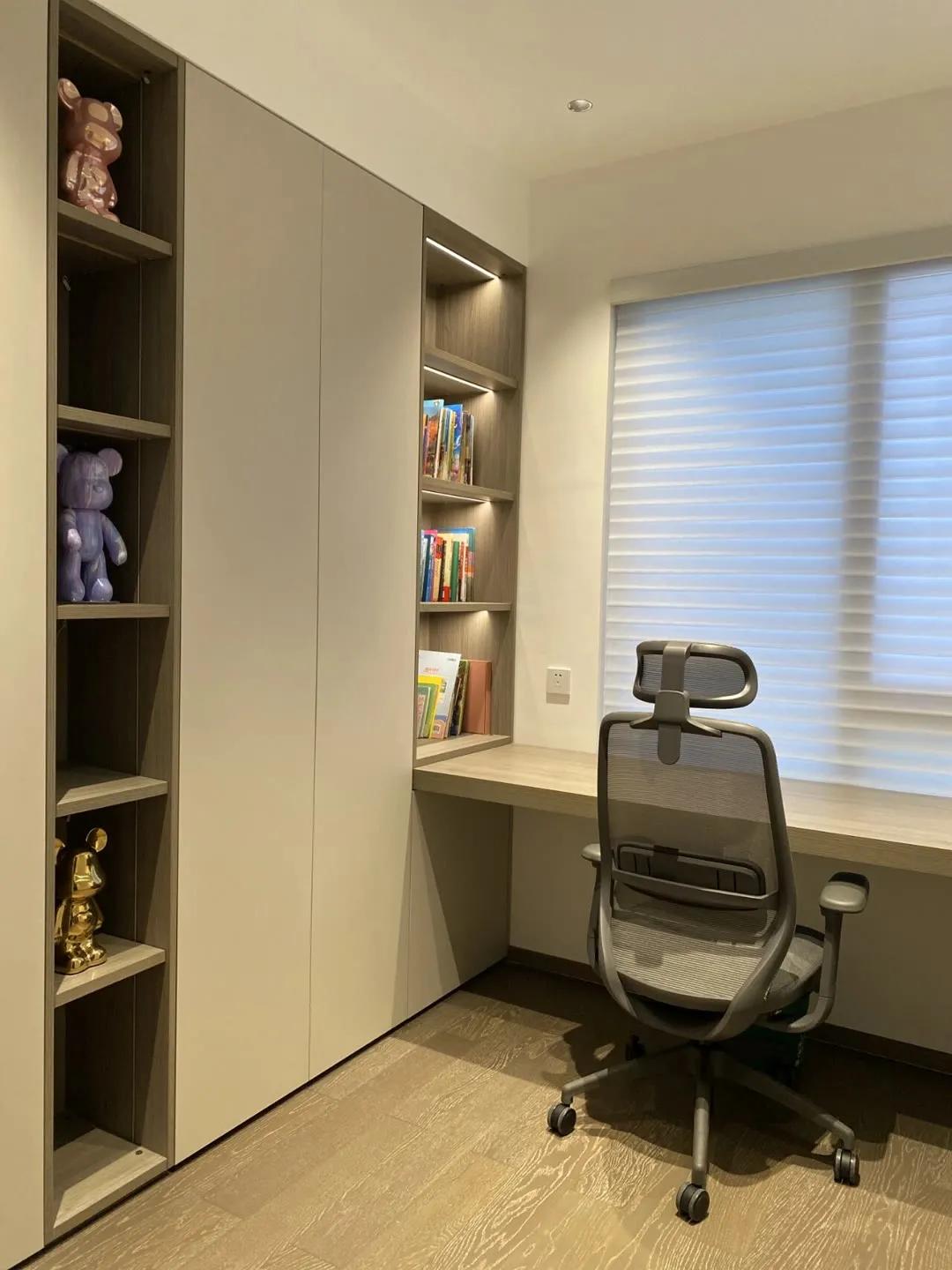 电视柜书桌一体组合,卧室衣柜书桌一体柜