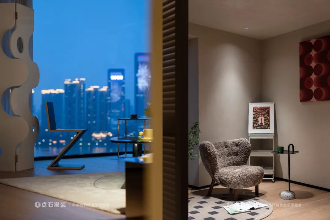 家居博主原木风,家居博主江景大平层