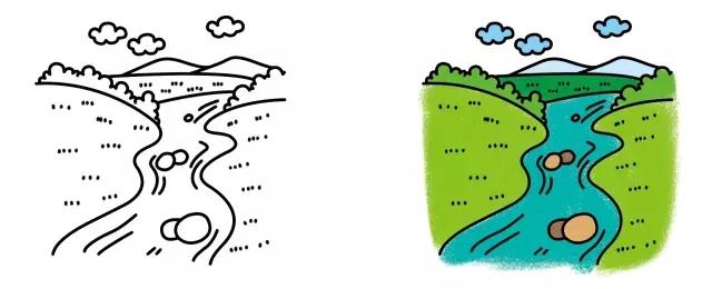 简单实用又好看的简笔画,60款唯美的风景简笔画