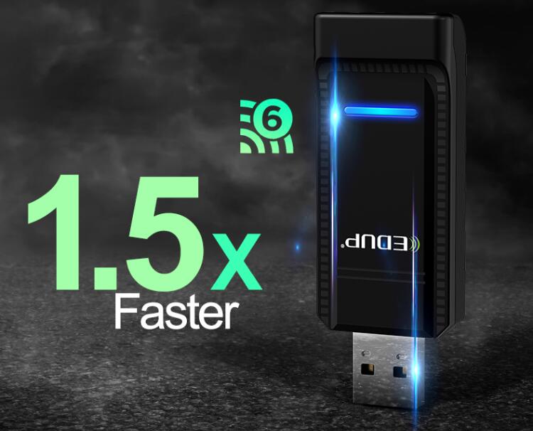 免驱WiFi6出击做游戏赢家翼联EP-1688S无线网卡鼎新上市