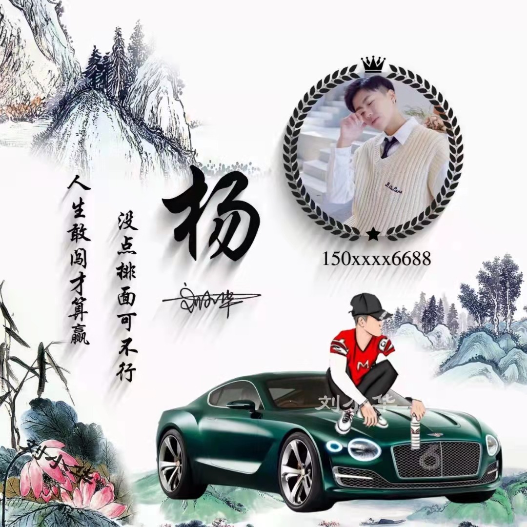 微信头像2020最火微信头像姓氏3d,个性高姓氏的微信头像好看