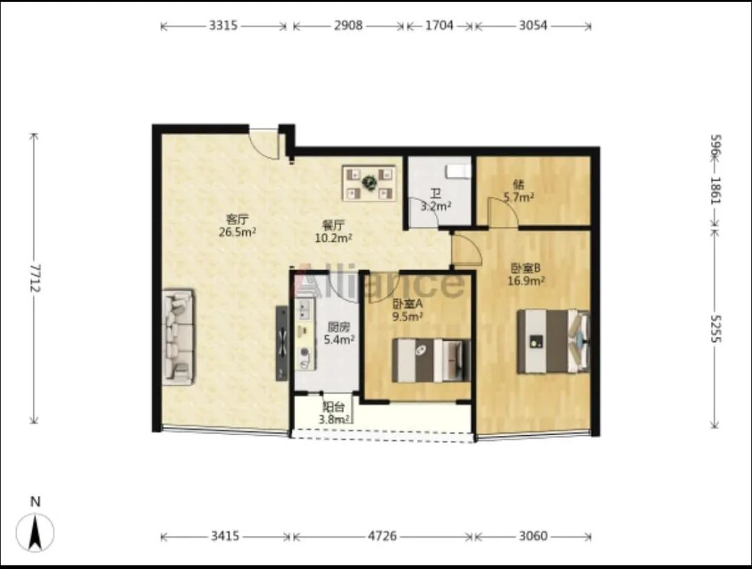 天河天誉花园优惠,天河北学位房天誉花园