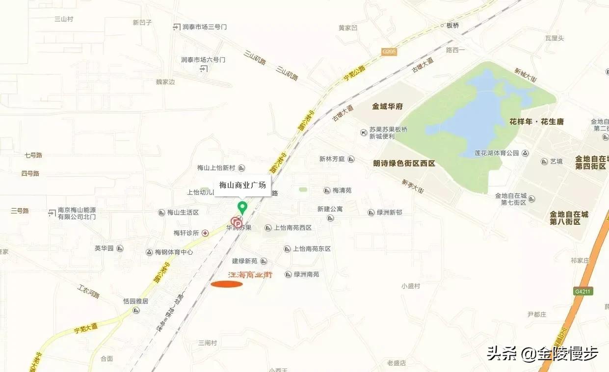 梅山街道梅山商业广场,梅山广场简介