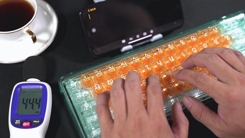 lofree洛斐机械键盘测评,洛斐全透明机械键盘