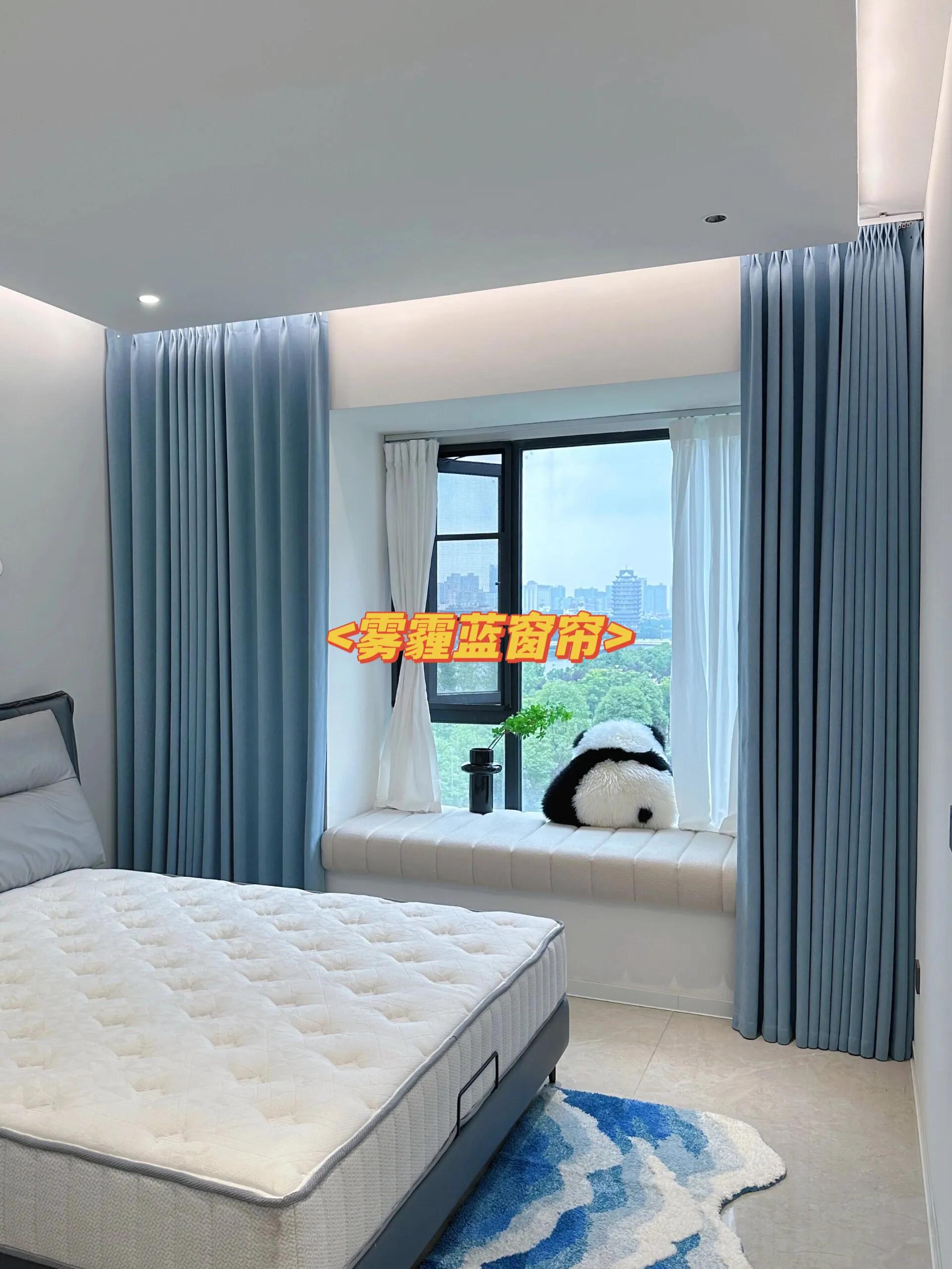 2021卧室窗帘效果图片欣赏,2020卧室窗帘布艺图大全