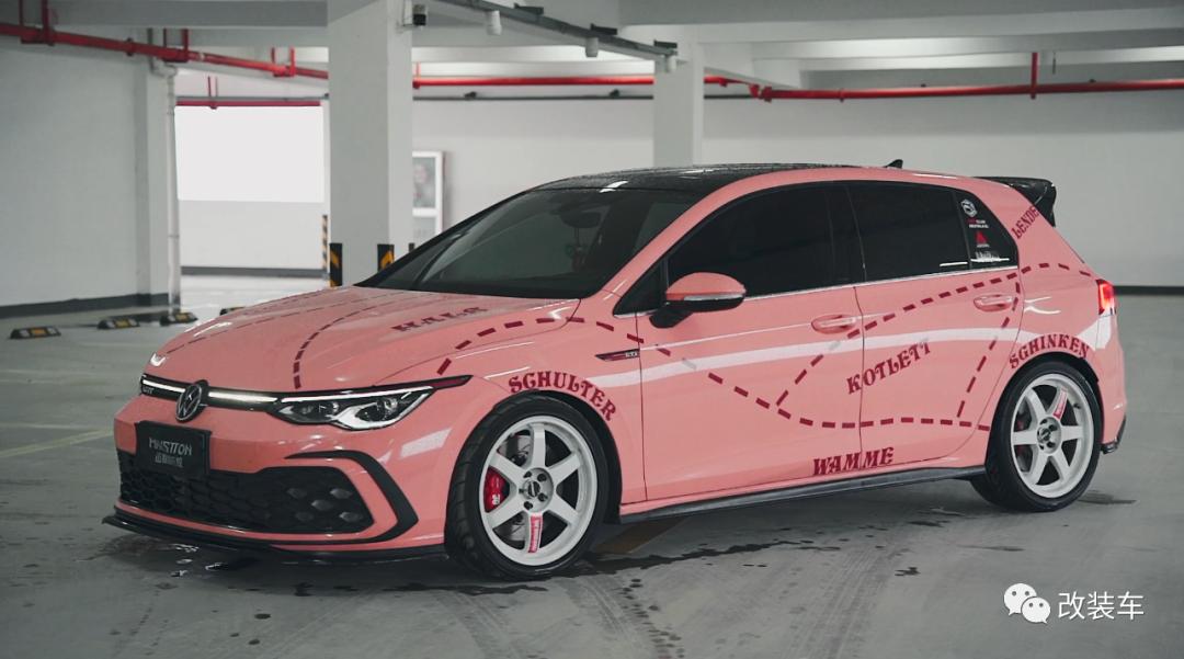 竞技走街范的大众8代高尔夫GTI，上午提车、下午改装