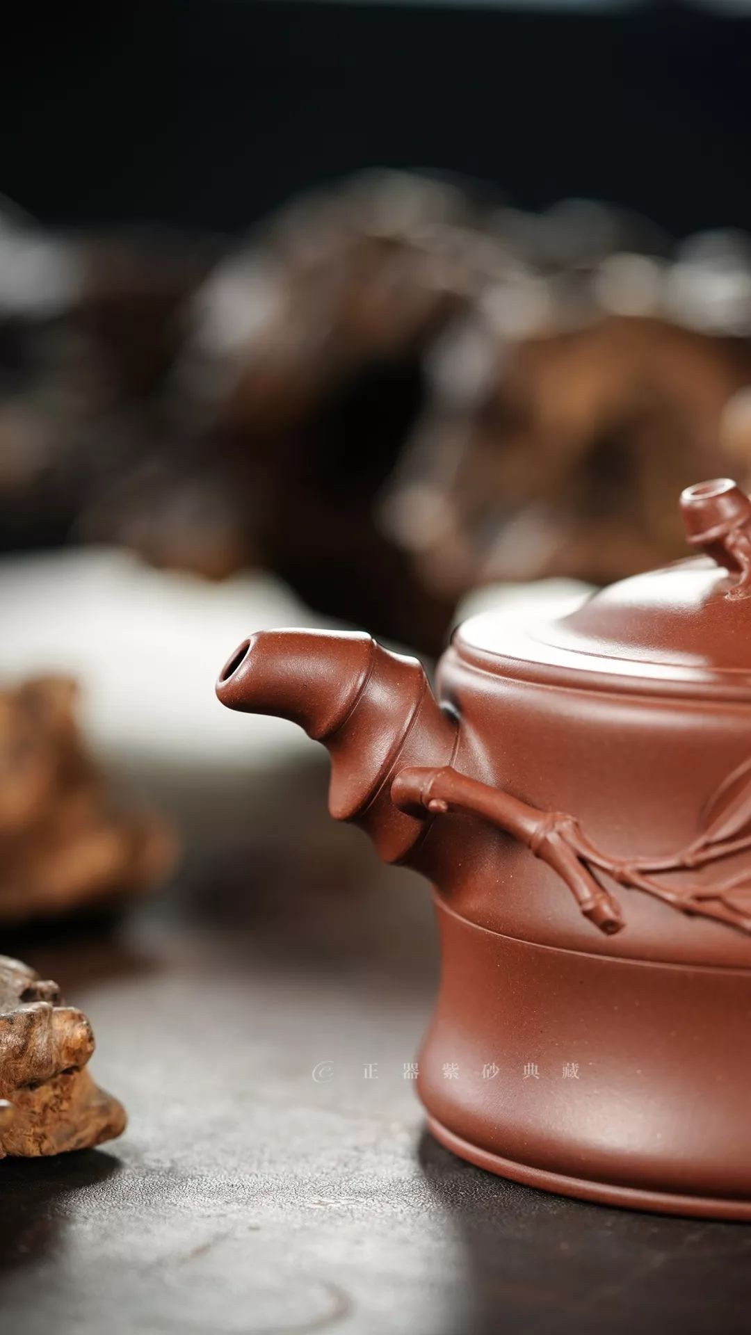 正器紫砂典藏,季益顺紫砂壶真品竹节系列