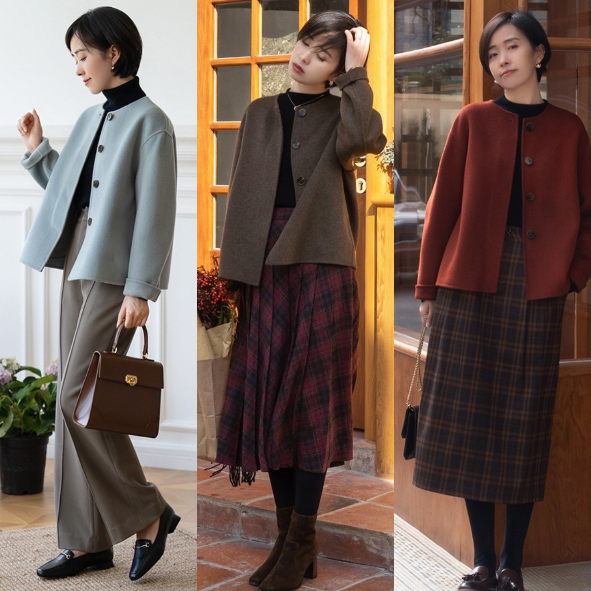 初春外套厚一点潮流百搭40岁女,40岁女人上档次牛仔外套洋气减龄