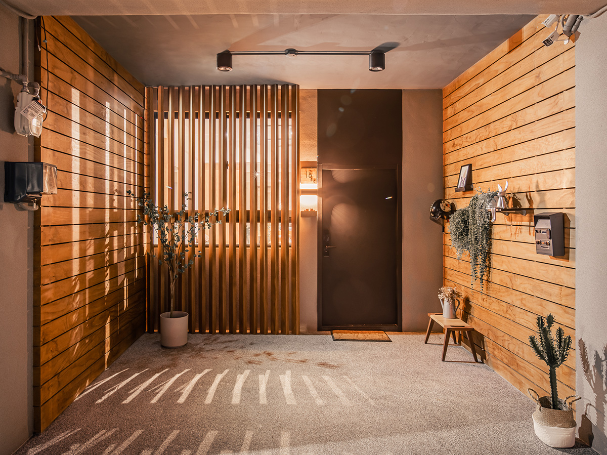 挑高两层小房间设计,40平米两层简约独立屋