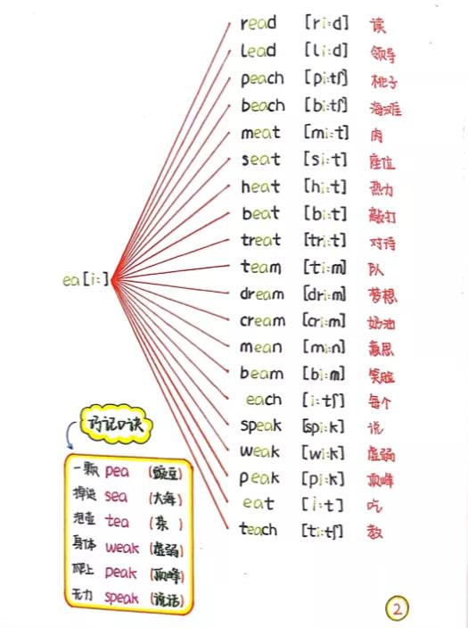 这份音标记单词学霸手绘笔记，英语老师都在找