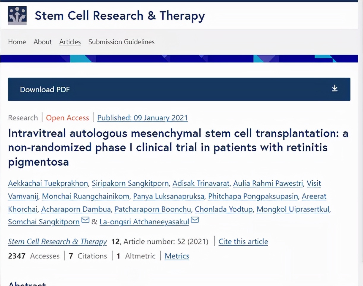 干细胞治疗视网膜能提升视力吗,干细胞治疗近视眼轴可以恢复吗
