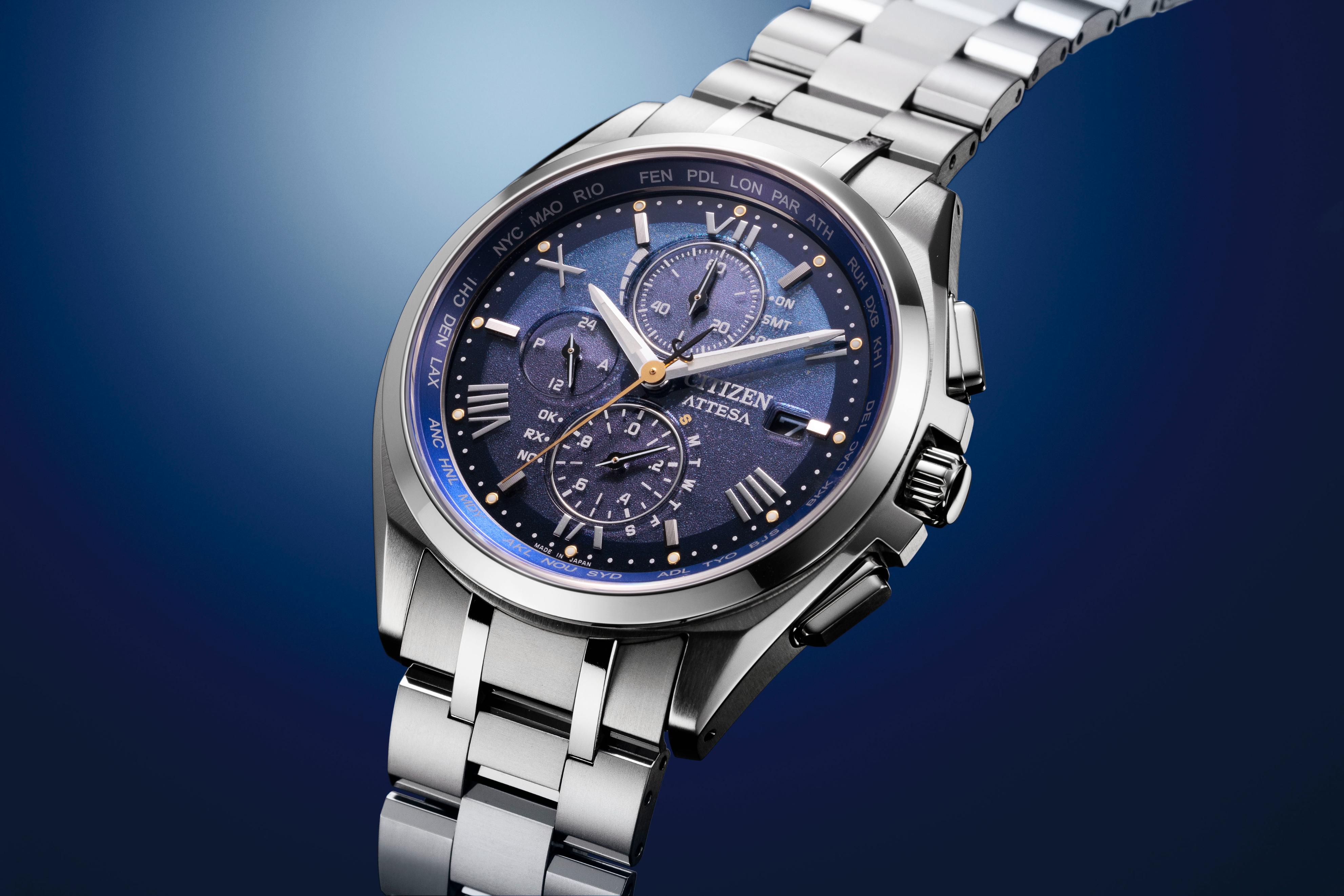 西铁城2022樱花限定机械表,落雪无声落地无痕