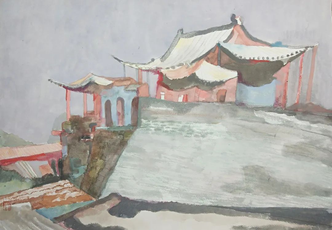 刘筱静山水作品欣赏,刘筱静水墨画作品欣赏