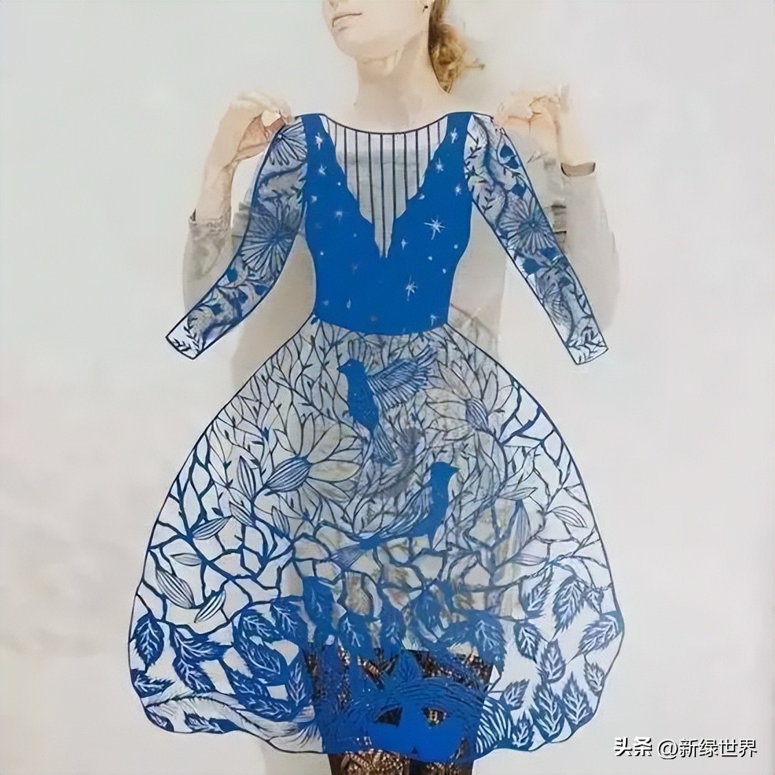 纸艺作品绘画,千变万化的纸艺术作品