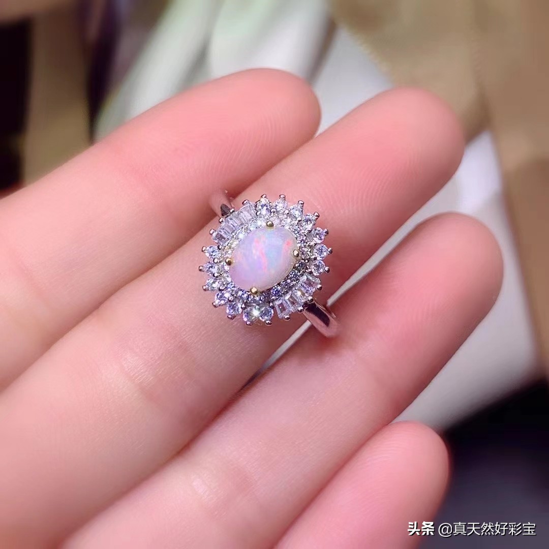 什么样的天然澳宝欧泊戒指好,欧泊戒指银s925