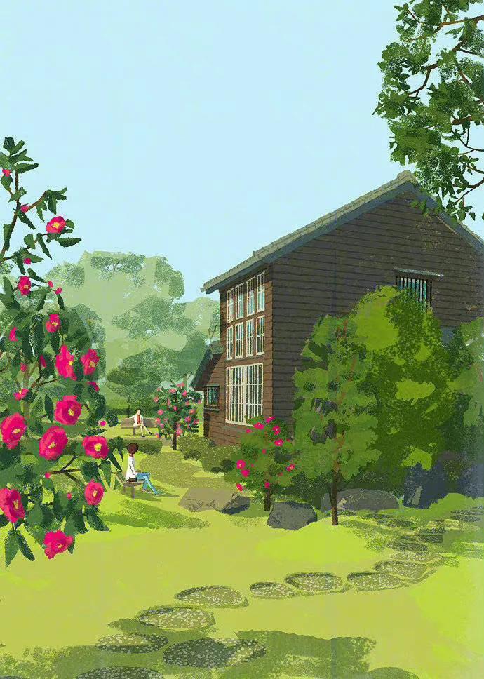 一组极具个人风格的插画,一组很有意境的插画