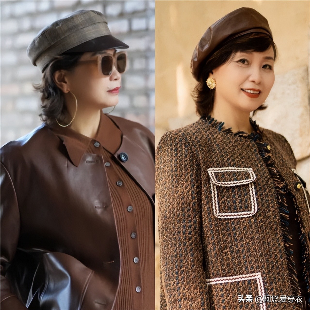 40岁女头发少适合烫小卷短发型,女人过了50岁发型首选烫小卷