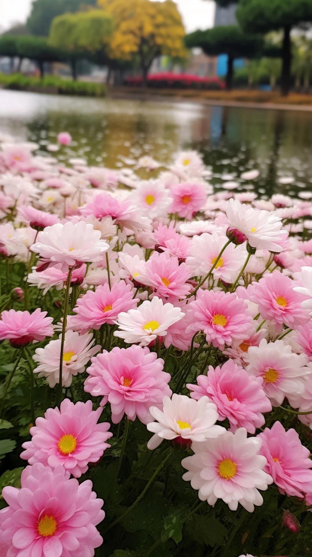 秋天粉色的花朵图片唯美,夏季最美的花朵图片