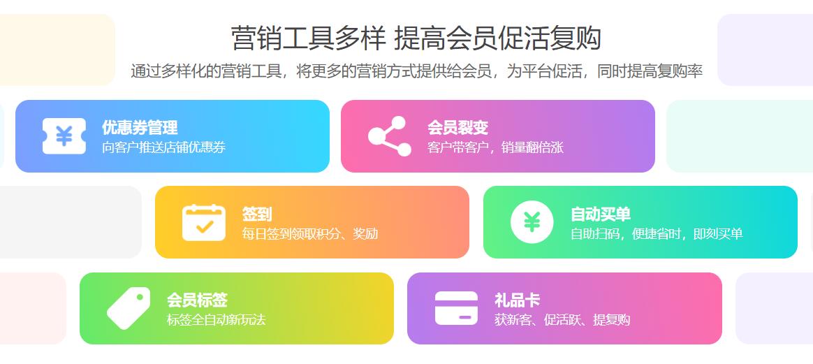 简单实用的商店会员卡系统