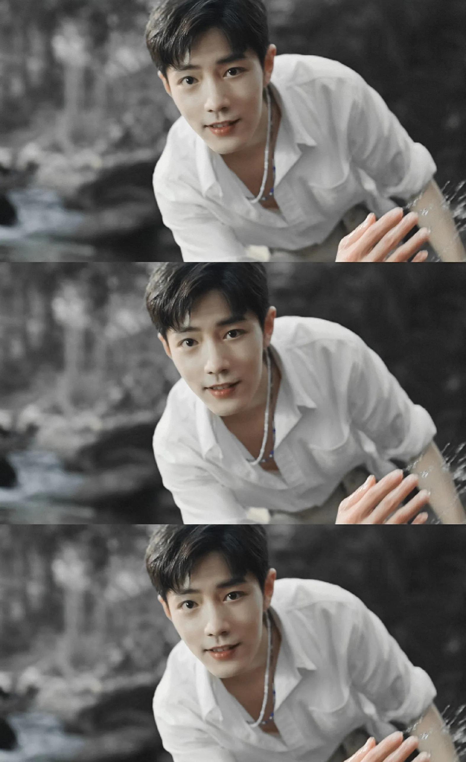 肖战天生侠气风骨,肖战清秀的五官