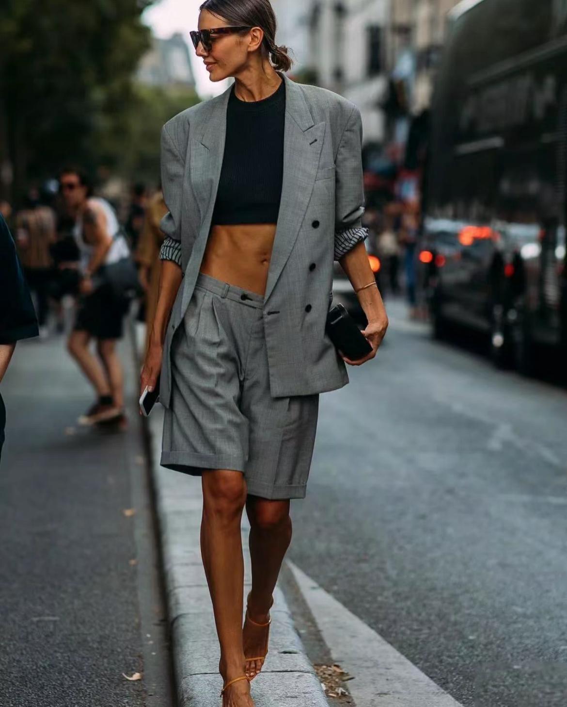 这才是夏天该穿的裤子冰丝长裤,这才是初夏裙装搭配天花板