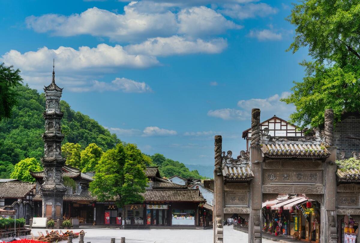 成都周边古镇最值得去的古镇,成都元通古镇和街子古镇