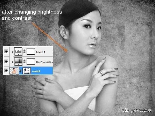 “痛苦”-创建这个怪异的抽象照片处理，百航之星vv云课堂教程