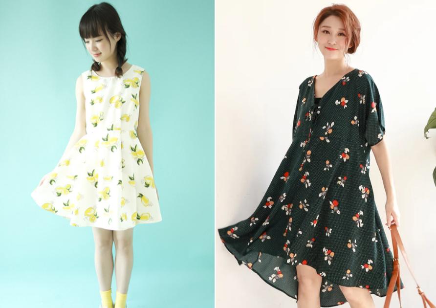 女生穿碎花会不会老气,女孩子穿碎花裙真漂亮