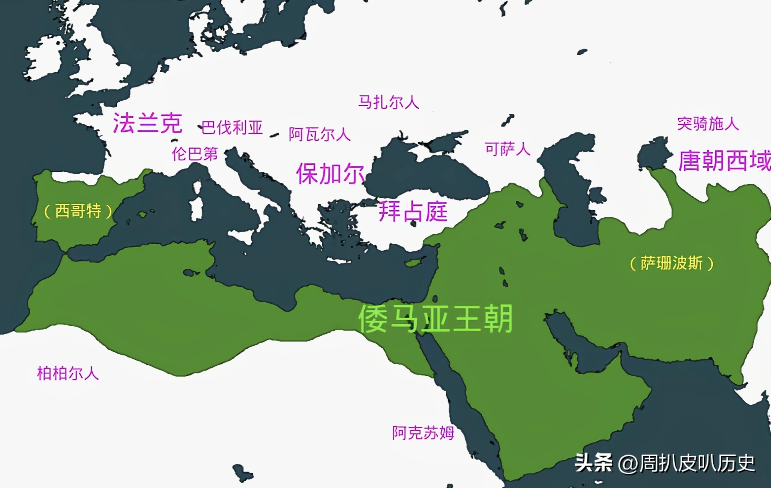 一图看懂阿拉伯帝国,阿拉伯帝国历史详细讲解