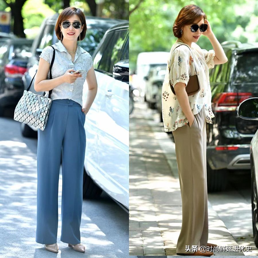 今年流行麻料女裤,复古文艺风天丝麻直筒裤