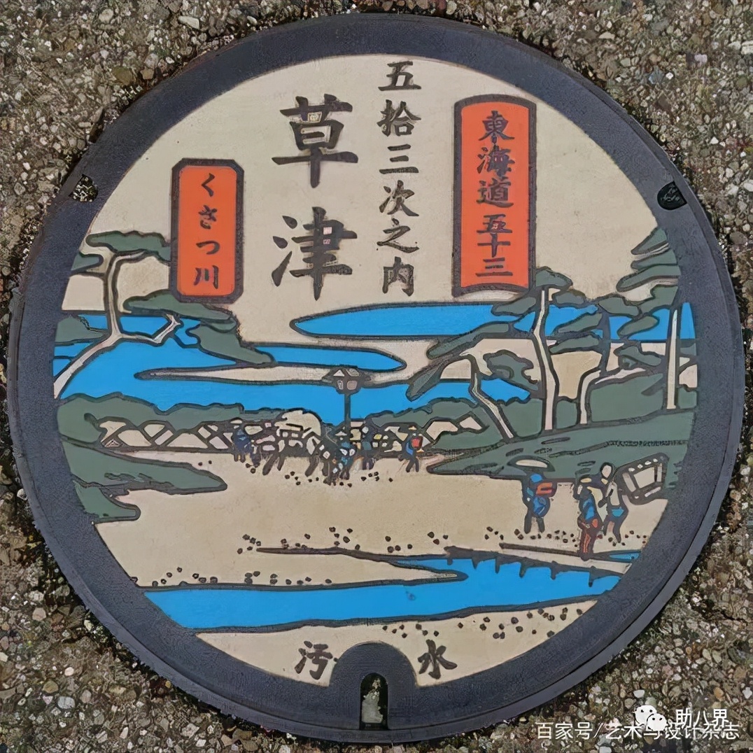 日本最惊人的井盖,真实的日本井盖