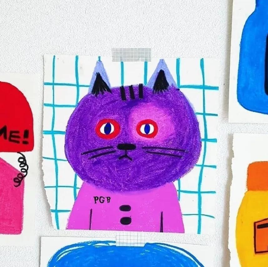 日本顶级插画师可爱的插画,韩国插画师光影小插画简约