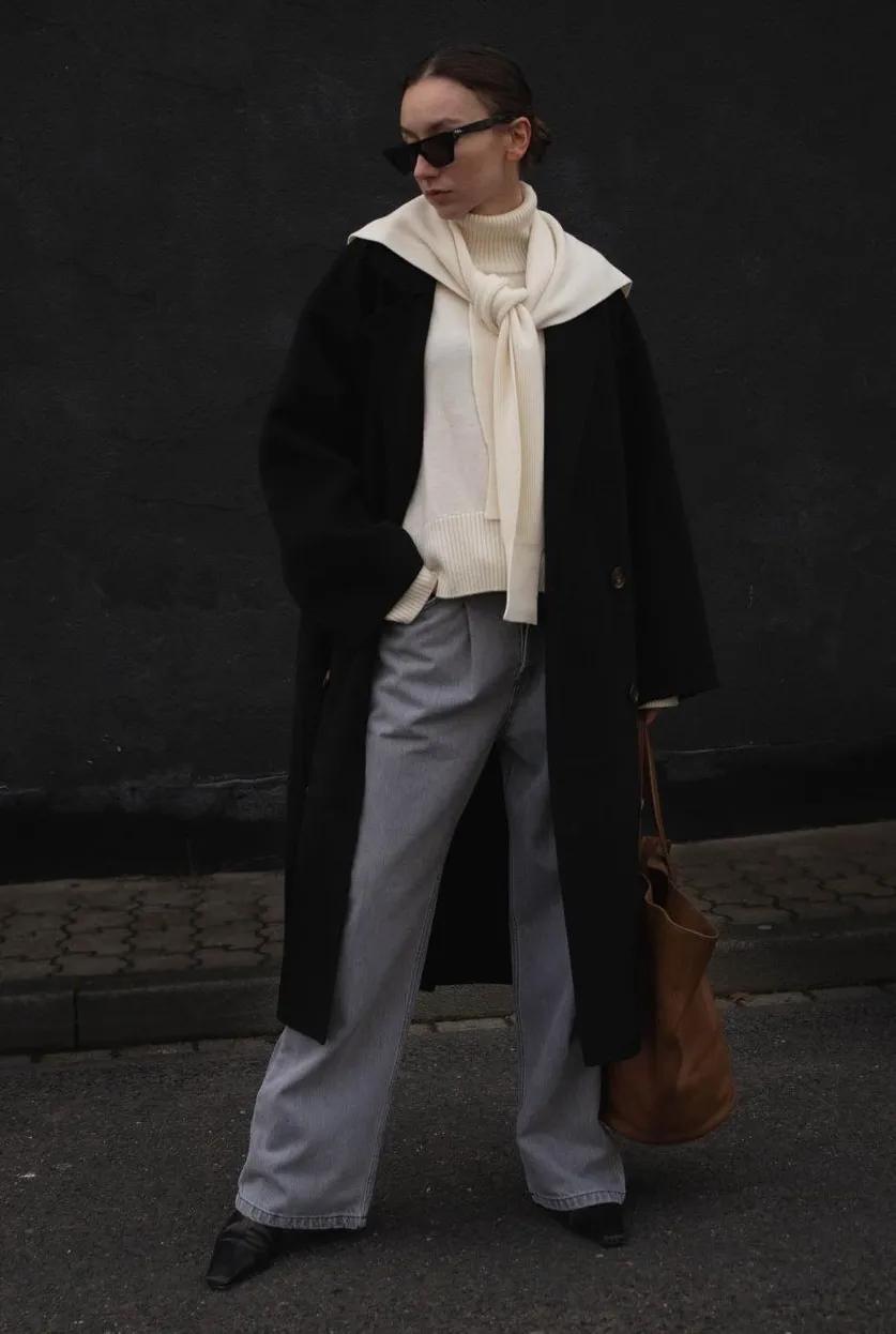 收藏大衣的方法和技巧,大衣穿搭150显高显气质