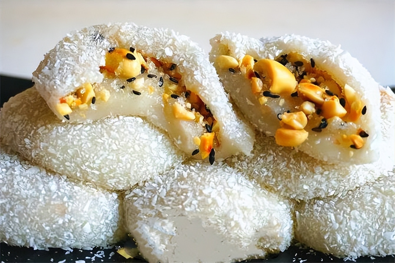 糯米糍怎么做才软软糯糯,改良版糯米糍搭配自制馅料