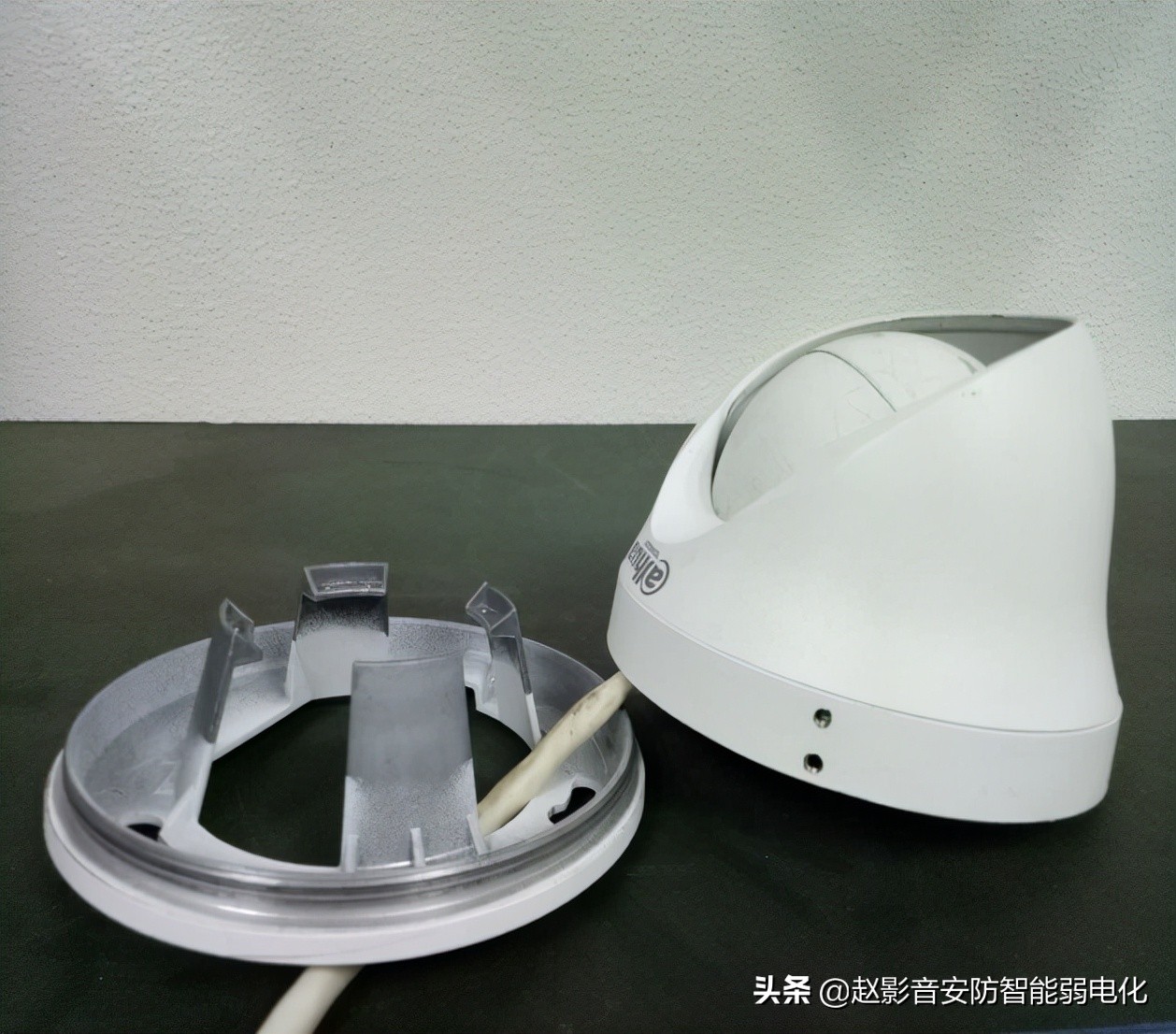 大华半球监控线接法图解,大华安防半球监控怎么拆底座
