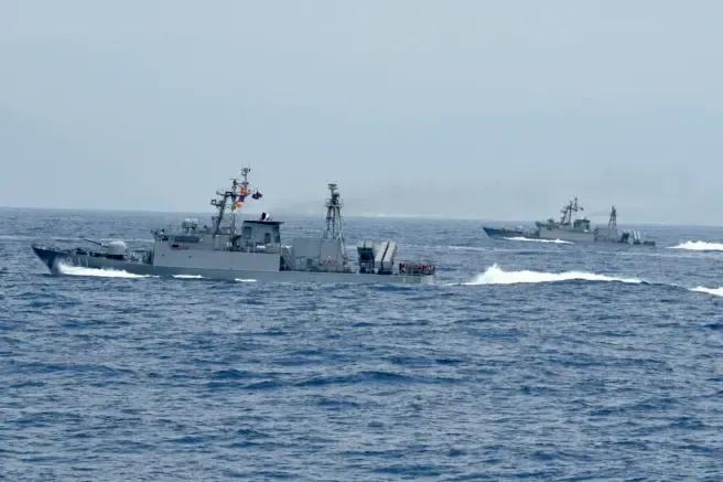 台湾海军军舰生锈视频,台湾锈迹斑斑的护卫舰