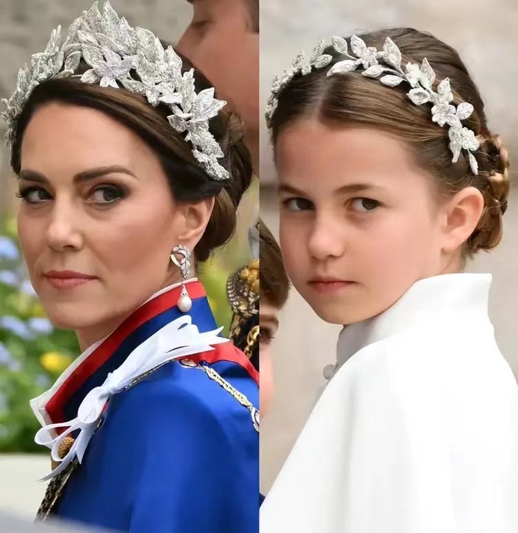 卡米拉加冕仪式夏洛特,加冕礼上夏洛特的花环