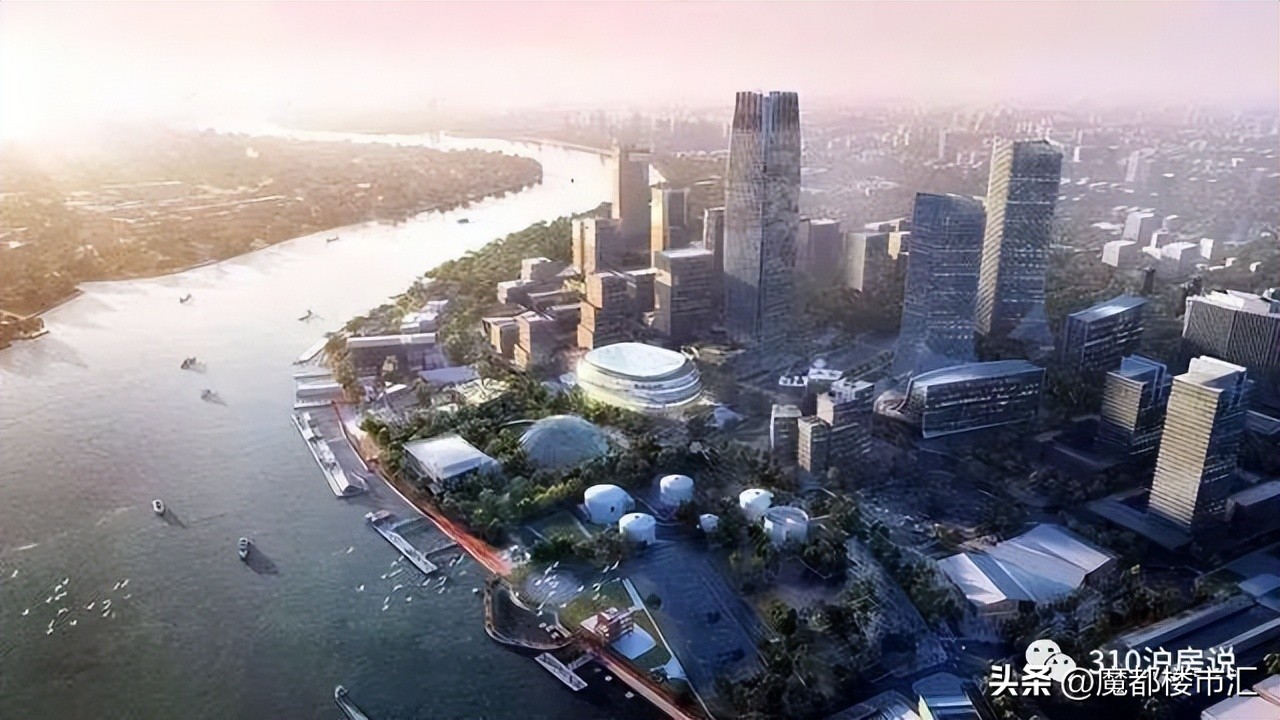 徐汇滨江310亿地王进展,徐汇滨江又一新地标亮相