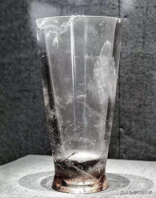 2200多年前战国水晶杯,战国杯水晶杯