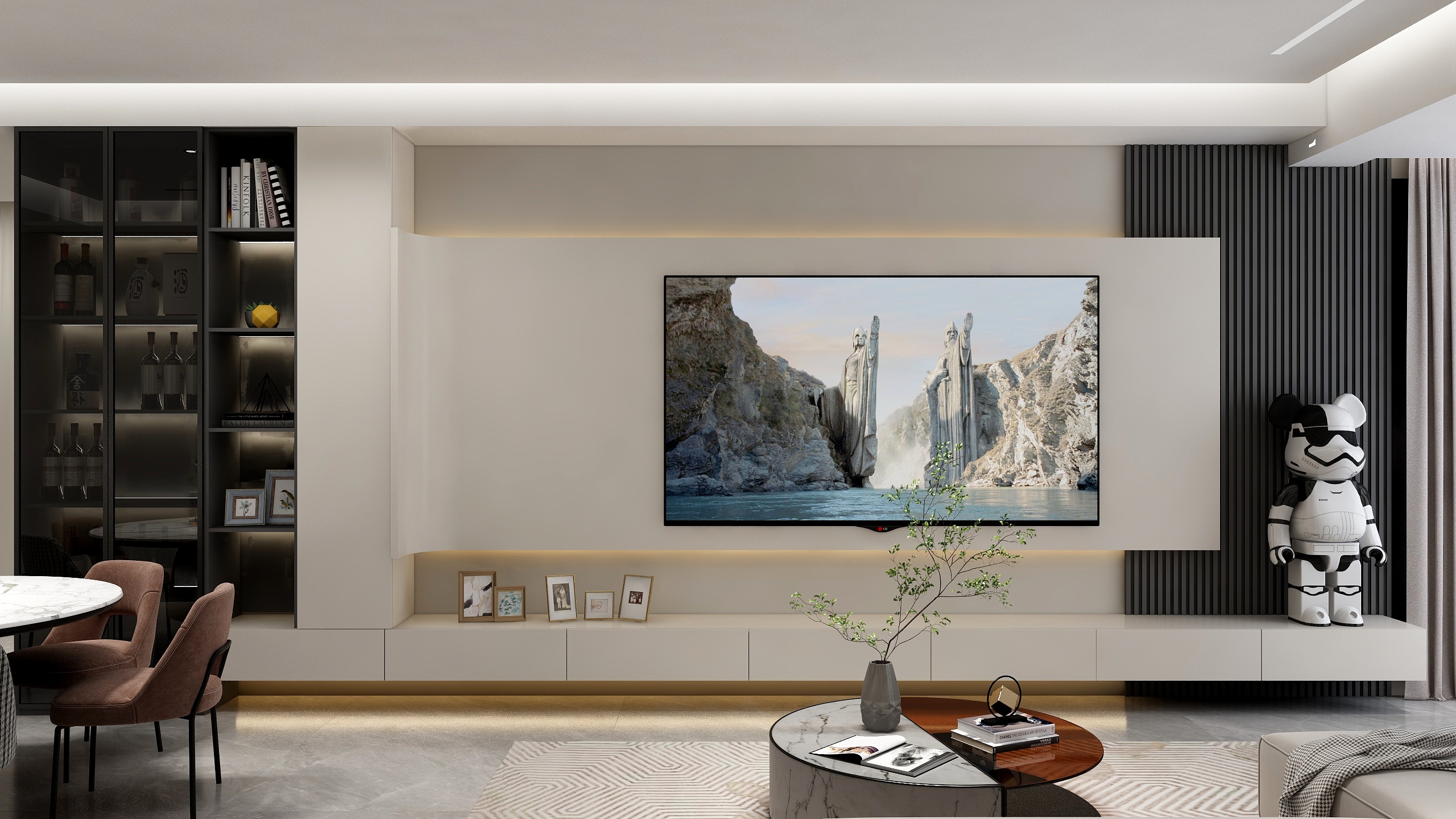 肇庆电视柜全屋定制,全屋定制之电视柜