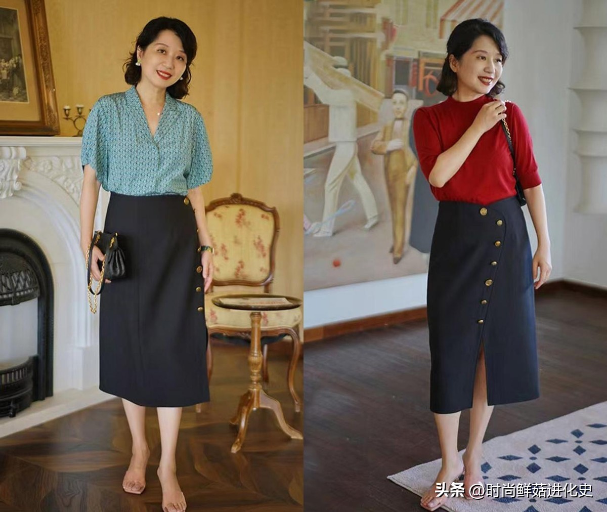 夏季出镜率超高的迷笛裙,迷笛裙粉色