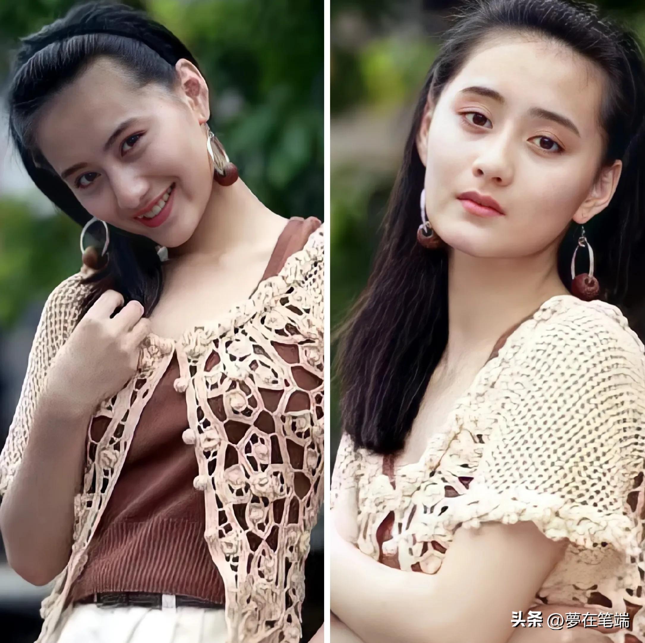 如今很多人吐槽大S穿阿依莲的衣服很土,其实那时的大S很甜美淑女