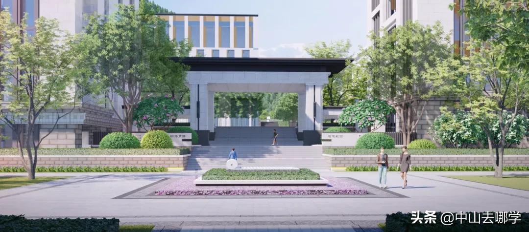 中山市永安中学参观,中山永安中学学校全貌